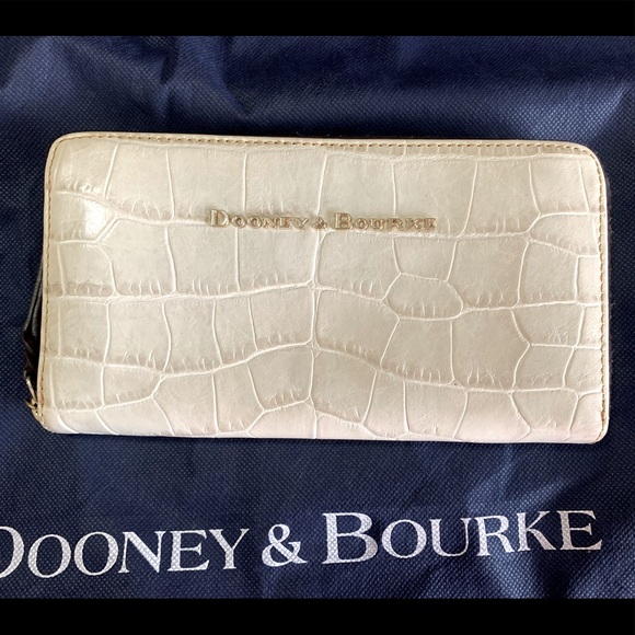 Dooney & Bourke Handbags - Dooney & Bourke Croco Embossed Wallet